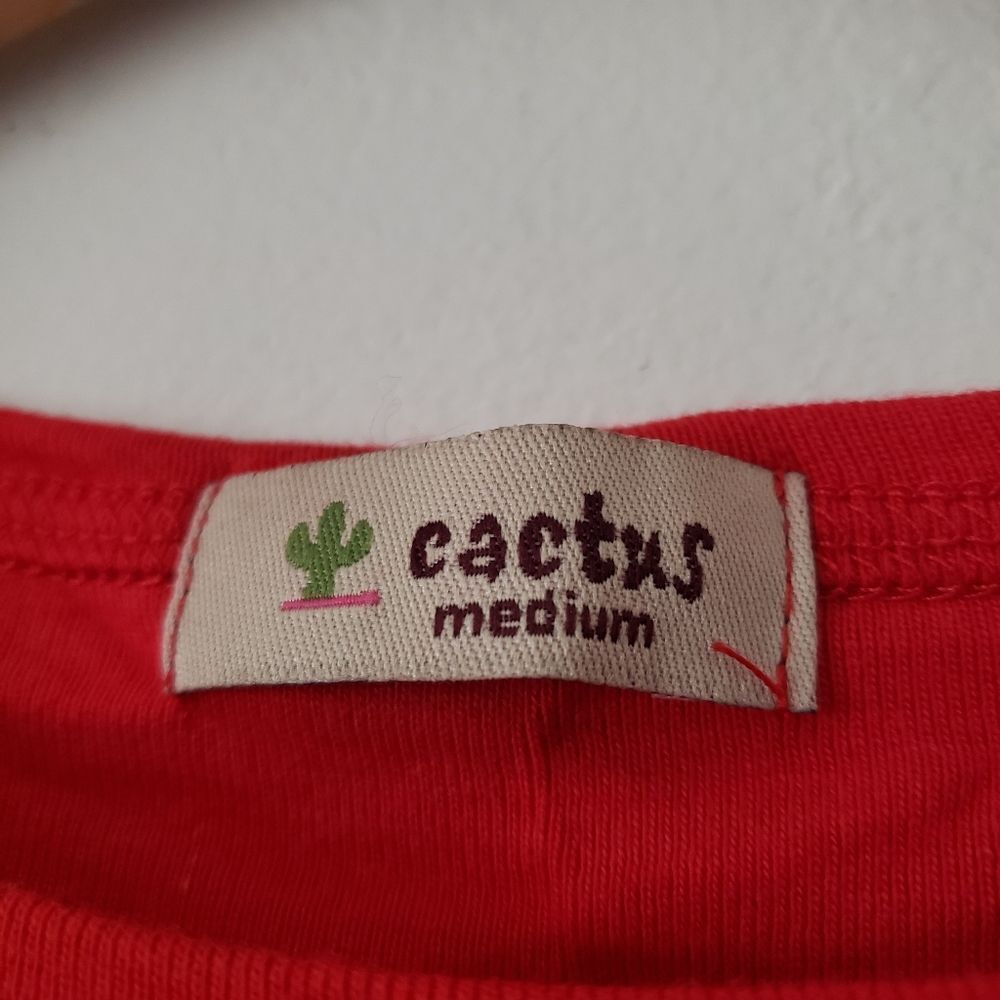 Cactus Christmas Tee Red M - Picture 3 of 5